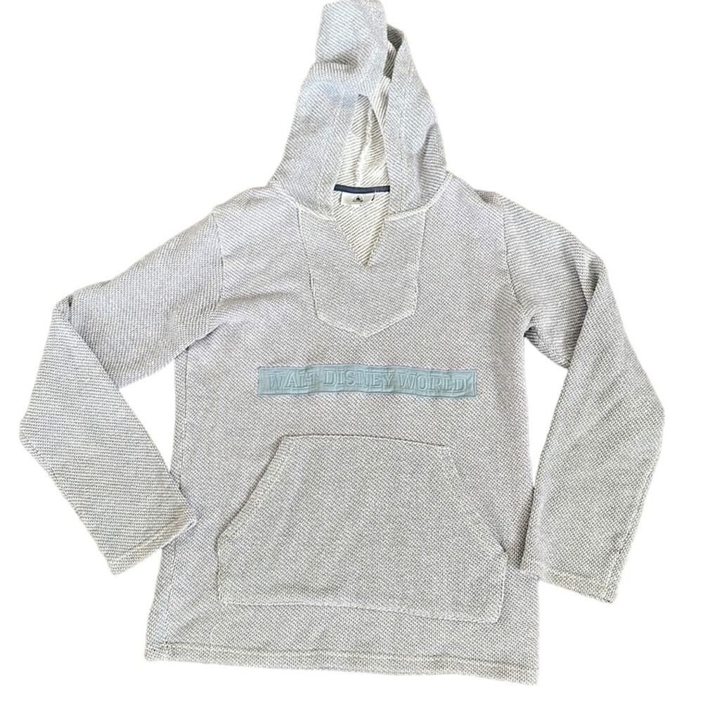 Walt Disney World Knit Baja Style Pullover Retro Hoodie Women’s Size Small